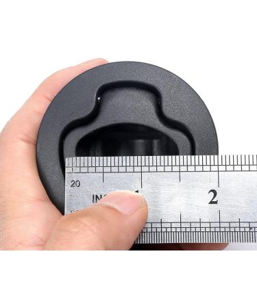 Mxeol Marine Slam Latch Black Flush Pull Slam Latch Round Plastic Black  4 PACK - Buy Online on GoSupps.com