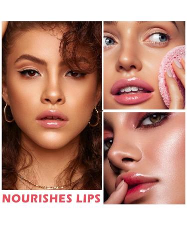 NVLEPTAP Lip Gloss Oil - Moisturizing Plumping Tint & Stain for Girls & Women | High Shine Lip Balm & Liquid Lipstick - 07 Mint Blue - Buy Online on GoSupps.com
