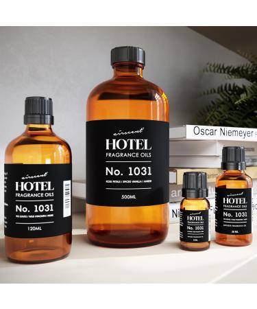 AirScent Hotel Diffuser Oil No. 1031 - Rose Petals Spiced Vanilla Amber - Hotel Scent Dupe -Premium Fragrance Oil for Ultrasonic and Waterless Diffusers and Crafting - 10 mL 0.34 fl oz Glass Bottle 0.34 Fl Oz (Pack of 1) - Buy Online on GoSupps.com