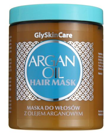 Pure Argan Oil Hair Mask - Infused with Natural Ingredients -100% Pure Argan Oil Vitamin E Keratin Aloe Extract and Panthenol - 300 mL