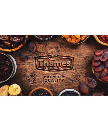 Sun Dried Apricots - Certified by Soil Association - Delicious Nutritious Convenient - All Natural No Added Sugar Non-GMO Unsulphured - Digestive - Thames Organic 500g - Buy Online on GoSupps.com