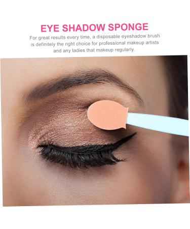 Baluue 100pcs Professional Eyeshadow Emulsion Dual Ended Makeup Brush Makeup Gadgets 6.5x1.3cm Blue - Buy Online on GoSupps.com