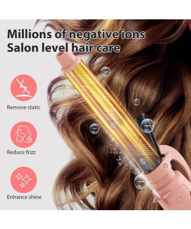 MiroPure Automatic Curling Iron - 1 Inch Ionic Hair Curler for Perfect Waves & Curls | Self Rotating Wand with Longer Barrel & Unique Anti-Hit Button | International Shipping Available - Buy Online on GoSupps.com