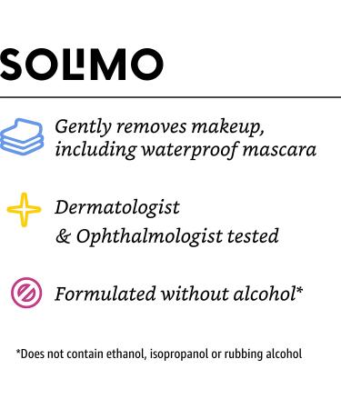 Solimo Makeup Remover Wipes - Fragrance Free 25ct (Pack of 2) - Buy Online on GoSupps.com