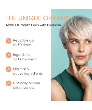 Buy Apricot Silicone Mouth Pads - Anti-Aging with Hyaluron for Upper Lip & Nasolabial Folds - 30 Uses - International Shipping - Buy Online on GoSupps.com