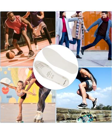 KALIONE Memory Foam Shoe Inserts - 2 Pairs Soft Insoles for Men Women & Kids - Breathable Replacement Pads for Sneakers & Flats (White - Buy Online on GoSupps.com