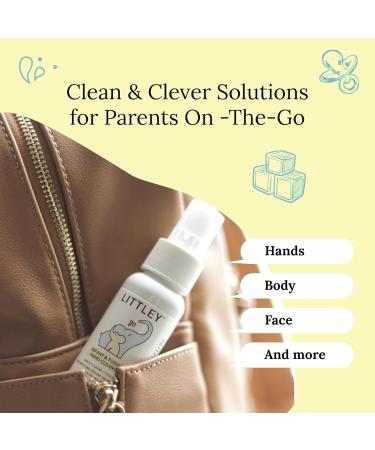 Think Smarter Products Littley Infant & Toddler Hand Cleanser with Hypochlorous Acid Gently Cleans Dirt & Germs Non-Toxic & Alcohol-Free Safe for Sensitive Skin 2oz Travel-Size Spray Bottle - Buy Online on GoSupps.com