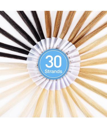 Noverlife 30PCS Human Hair Color Swatches for Salon Hairdressing Practice - Buy Online on GoSupps.com