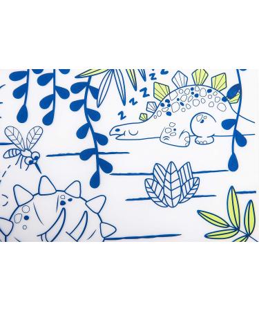Modern-Twist Dino Maze Mark-Mat | Reusable Waterproof Coloring Sheet for Kids | 100% Food-Grade Silicone | 10 x 14 inches | Pack of 1 - Buy Online on GoSupps.com