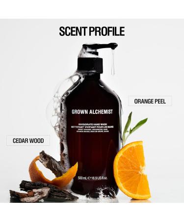 Grown Alchemist Invigorate Hand Wash Refill Liquid Hand Soap with Aloe Sweet Orange Cedarwood & Sage Gentle Moisturizing Kitchen & Bathroom Soap Natural Plant Based Gel Cleanser 1L 1L Refill - Buy Online on GoSupps.com