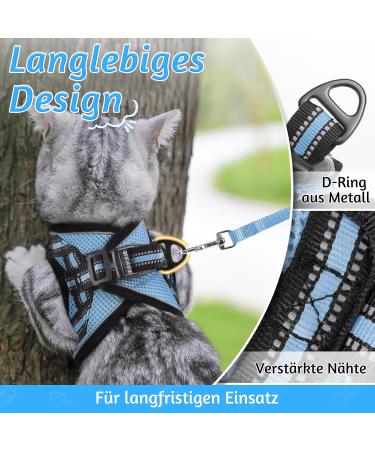 Rabbitgoo Cat Dishes Set Premium Cat Linen with Leash | Ideal for Stylish Feline Dining - Buy Online on GoSupps.com