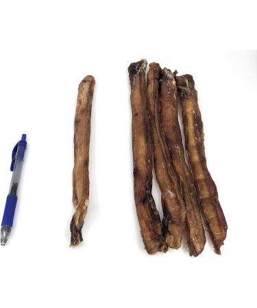 Alberta Beef Bully Sticks Dog Treats (Long Pack - 10 Sticks) 8 to 11 Inches Long by Gnaw Shop - Made in Canada - Low Odour All Natural Single Ingredient Dental Chew Sticks - Buy Online on GoSupps.com