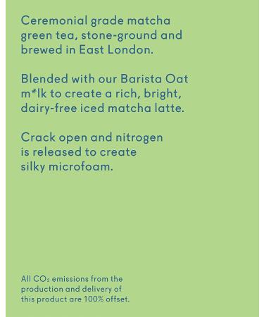Minor Figures Oat Milk Matcha Latte 200ml - Pack of 1 - Buy Online on GoSupps.com