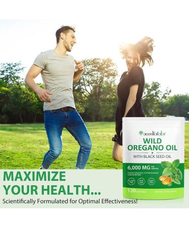 Oil of Oregano with Black Seed Oil 2 in 1 Formulated with Black Seed Oil (120) - Buy Online on GoSupps.com