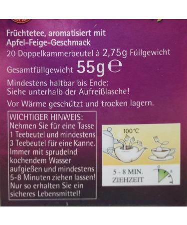 TEEKANNE Apfeltee T rkischer Apfel/6576 Inh. 20x 2 75 g - Buy Online on GoSupps.com