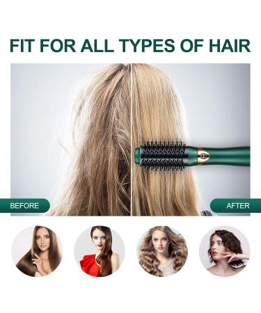 Shop Retro Green Ceramic Hair Dryer & Brush Set - 4-in-1 Lightweight Safe & Quiet | International Shipping Available - Buy Online on GoSupps.com