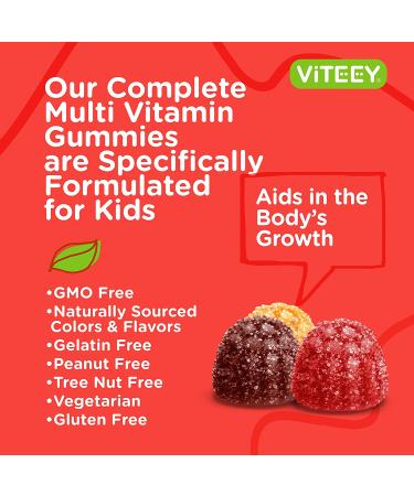 Kids Daily Multivitamin Gummies - Immune Support & Overall Health - 120 Count - Buy Online on GoSupps.com