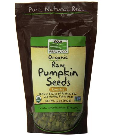 Now Foods Organic Pumpkin Seeds, 12 Ounce
