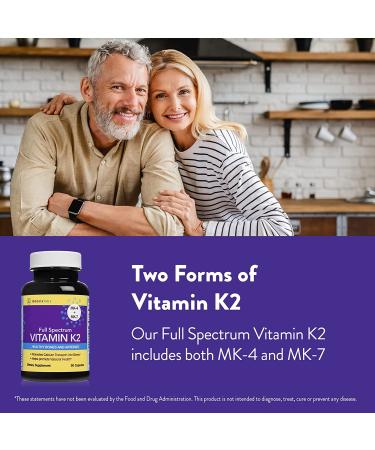 Buy InnovixLabs Full Spectrum Vitamin K2 - 90 Capsules for Optimal Health - Buy Online on GoSupps.com