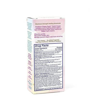 TriDerma Stubborn Diaper Rash Relief Cream 2.2oz - Fast-Acting Formula - Buy Online on GoSupps.com