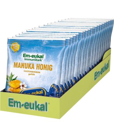 EM-eukal Manuka Honey Coughing Candy - 20x75g Patch with Exquisite Manuka Honey & Vitamins | Buy Internationally - Buy Online on GoSupps.com