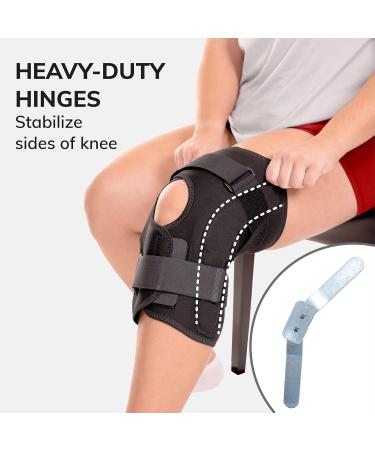 Buy BraceAbility Obesity Hinged Knee Brace XXXL | Plus Size Support for Arthritis Joint Pain Relief & Ligament Weakness - Ideal for Men & Women - Buy Online on GoSupps.com