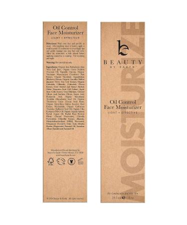 Oil Control Face Moisturizer with Hyaluronic Acid - Natural Anti Aging for Men & Women | Best for Oily/Acne Prone Skin - Buy Online on GoSupps.com