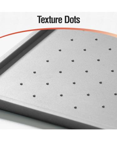 Conlun Silicone Pet Food Mat | Anti-Slip & Waterproof | Raised Edge Design | Easy to Clean | Dishwasher Safe | Grey - 60 x 40 cm - Buy Online on GoSupps.com