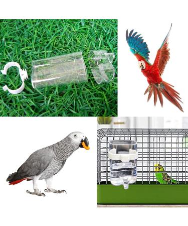 Automatic Bird Feed & Water Dispenser - 2 Piece Parrot Feeding Set | Warge Woods - Buy Online on GoSupps.com