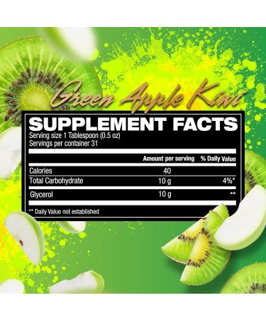 HOSSTILE Liquid Glycerol Pump Supplement 10 000 mg Glycerol for Hydration Endurance & Muscle Fullness | Pre-Workout Pump Booster Green Apple Kiwi 31 Servings (16 fl. Oz.) - Buy Online on GoSupps.com