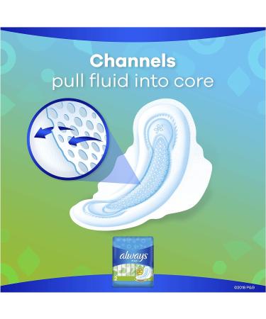 Always Maxi Size 2 Long Super Absorbency Pads with Wings, Unscented - 32 Count - Buy Online on GoSupps.com