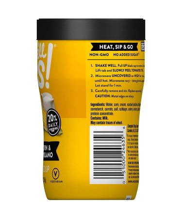 Campbell's Sipping Vegetable Soup On The Go Sweet Corn & Roasted Poblano 11.1 Oz - Pack of 8 - Buy Online on GoSupps.com