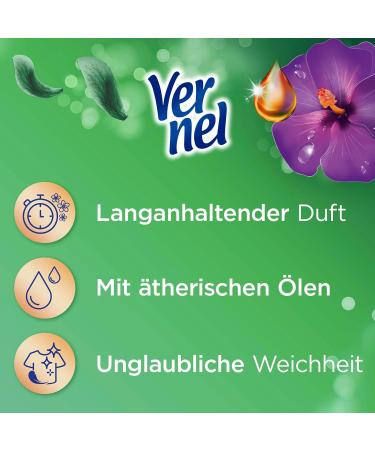 Venel Aromatherapy Jungle Fabric Softener 6x37 WL - Long-Lasting Laundry Scent with Essential Oils | 814ml 6-Pack | Eco-Friendly & Recyclable - Buy Online on GoSupps.com