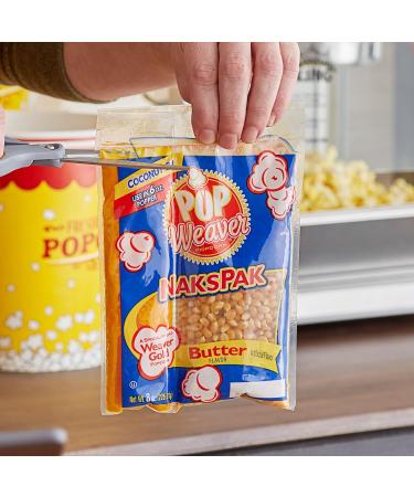 Popcorn Kit Theater Quality Portion Pack with Coconut Oil for 6 or 8 Oz Poppers (6 Pack) - Buy Online on GoSupps.com