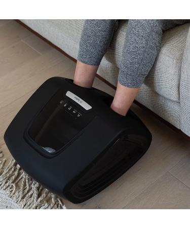 Zyllion Foot Massager with Heat - Shiatsu Rolling Kneading Massage for Deep Tissue Relief | Neuropathy & Plantar Fasciitis | ZMA-21BK Black - Buy Online on GoSupps.com