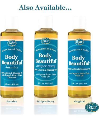 Body Beautiful Lavender Skin Lotion & Massage Oil - 8 oz | Hydrating & Soothing for All Skin Types - International Shipping Available - Buy Online on GoSupps.com