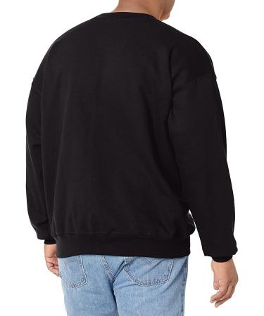 Hanes Men's Ultimate Cotton Heavyweight Crewneck Sweatshirt - Large, Black - Buy Online on GoSupps.com