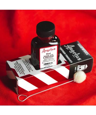 Angelus Black Suede Leather Dye 3oz for Shoes, Boots, Bags, Crafts, Furniture - Nubuck & More - Buy Online on GoSupps.com