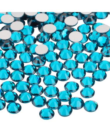 Jollin Flat Back Crystals - 576PCs Blue Zirconia SS20 Gemstones for Nail Art - Glittering Glass Stones - Buy Online on GoSupps.com