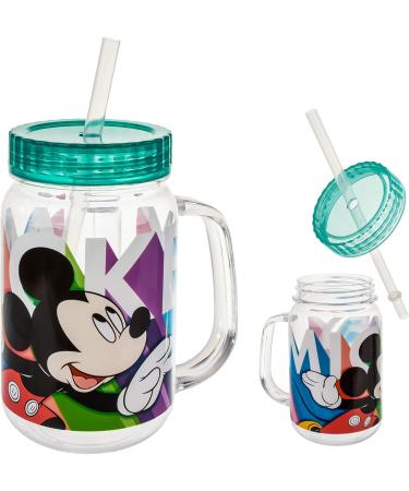 Buy All-Meine.de GmbH BPA-Free Drinking Cup with Straw & Cover - 420ml Young Motif Handle Cup - Transparent Plastic Drinkware - Buy Online on GoSupps.com