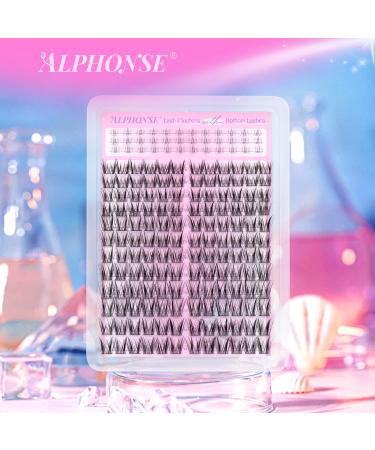 Buy Wispy Lash Clusters - 180 Pcs DIY Fluffy Eyelash Extensions for Natural Look - ALPHONSE A Manhua Eye - Buy Online on GoSupps.com