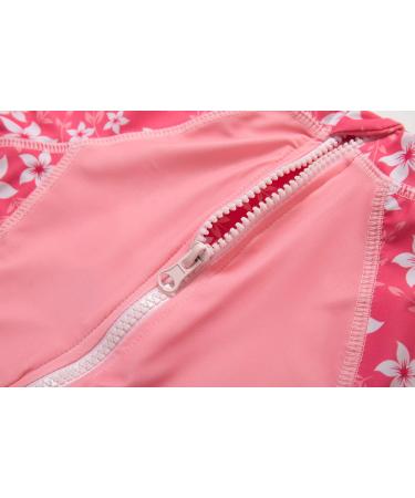 Bonverano Baby Girls UPF 50+ UV Protection Sunsuit with Sun Cap - Pink Flowers 18-24Months - Buy Online on GoSupps.com