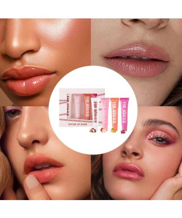 Lip Balm Moisturizing SetLip Jam Moisturizing Lip Gloss 4X Natural Plumping Lip Butter Balm with Fruity Flavor10ml Lightweight and Transparent Natural Plumping Lip Butter Balm - Buy Online on GoSupps.com