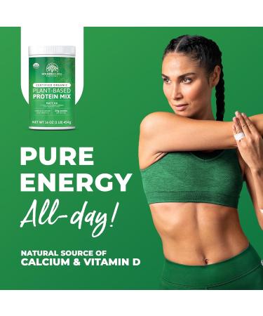 Buy GoldenSource Matcha Plant-Based Protein Powder | 16g Protein 22 Vitamins & Minerals | Vegan Protein Mix - Buy Online on GoSupps.com