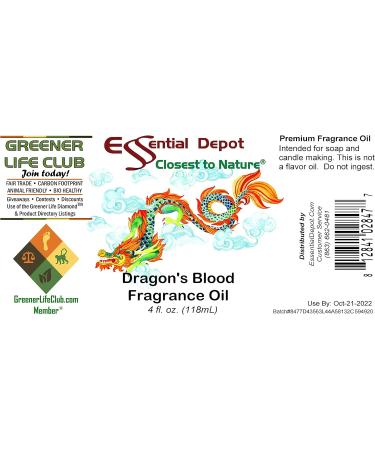 Dragon's Blood Fragrance Oil | 4 oz Amber Glass Bottle | International Shipping Available - Buy Online on GoSupps.com