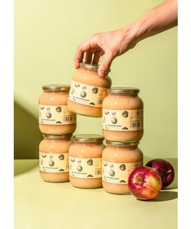 KoRo Organic Apple Sauce 6 x 700g | 100% Fruit No Added Sugar or Preservatives | From Controlled Organic Cultivation | Buy Internationally - Buy Online on GoSupps.com