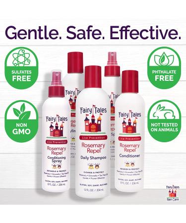 Fairy Tales Rosemary Repel Daily Kid Conditioning Spray - Lice Prevention 8 Fl. Oz - Buy Online on GoSupps.com