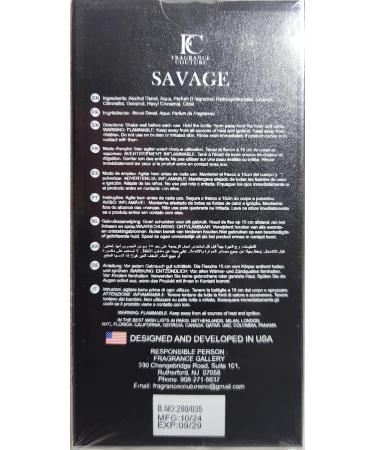 Rose Sauvage for men eau de perfume 3.4 oz park of 2 - Buy Online on GoSupps.com