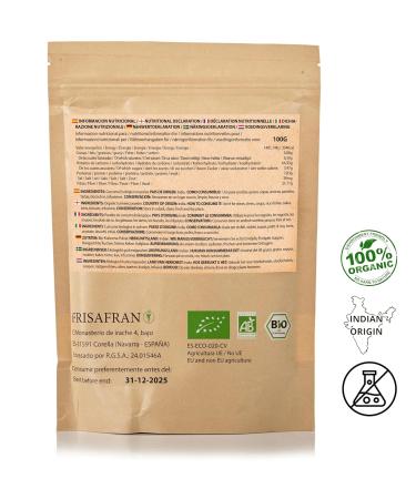Buy Organic Turmeric Powder 5kg - Premium Quality Turmeric Root from India | Frisafran | Golden Turmeric Spice | Turmeric Bio - Buy Online on GoSupps.com