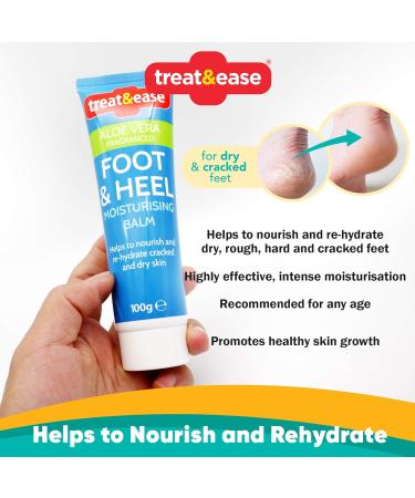 2pk Moisturising Foot Cream for Cracked Heels and Dry Skin | 200g | Dry Foot Cream for Very Dry Feet & Cracked Heel Repair Cream | Heel Balm for Cracked Heel Cream Foot Balm Feet Cream + SOL Sticker - Buy Online on GoSupps.com